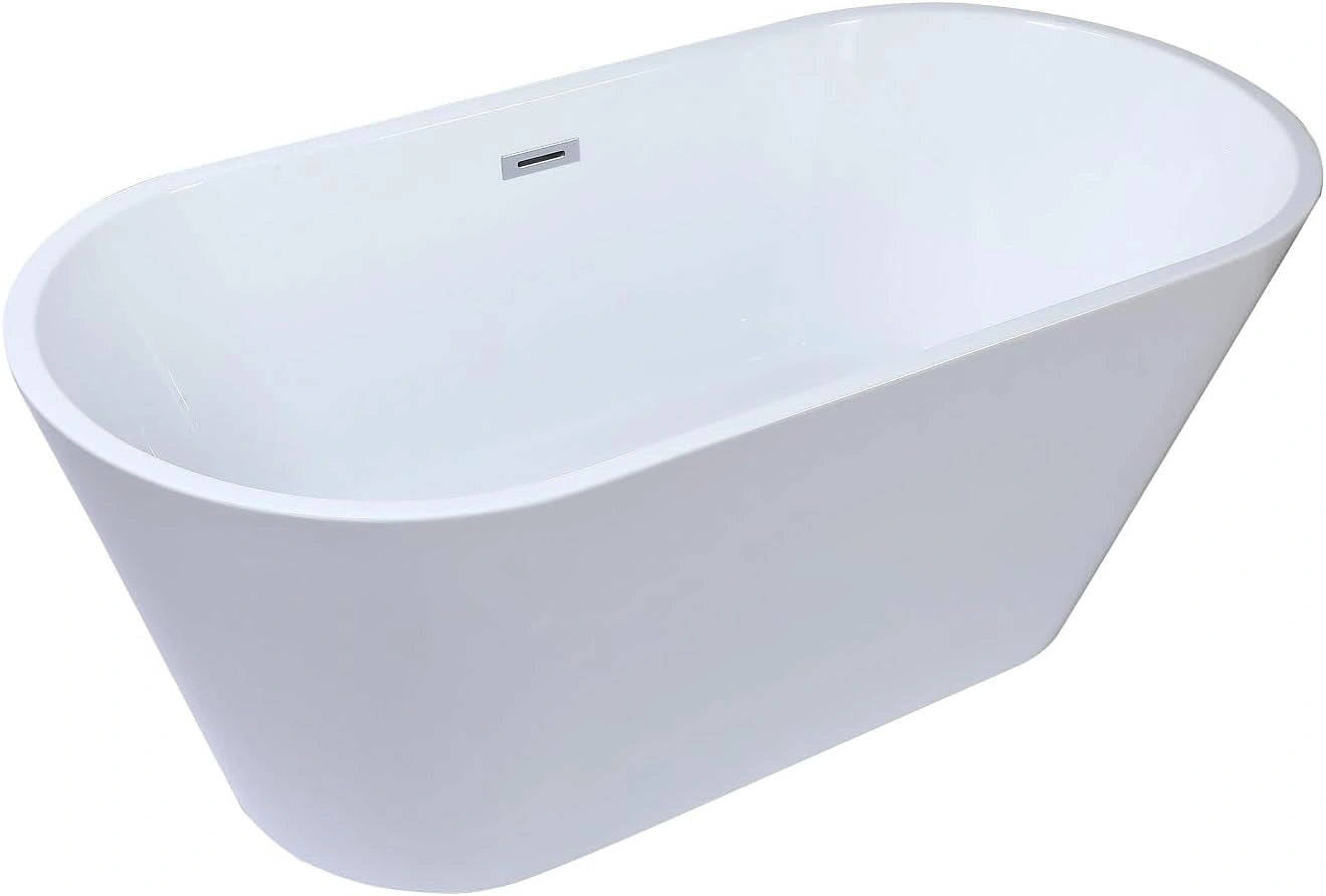 Baignoire Îlot Moderne 150x70x58 cm Blanc 201L - Modèle TWIGGY