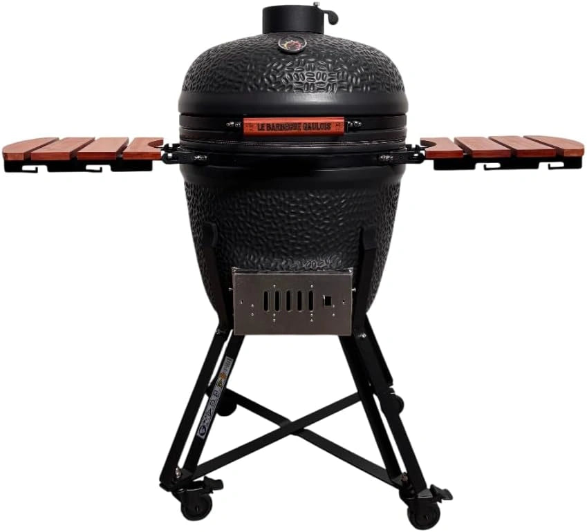 Barbecue en Céramique Le Gaulois - Gaz et Charbon - Cuisson Extérieure Polyvalente