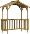 Tonnelle pour Barbecue en Bois de Pin Imprégné 163x93x210 cm - Vert