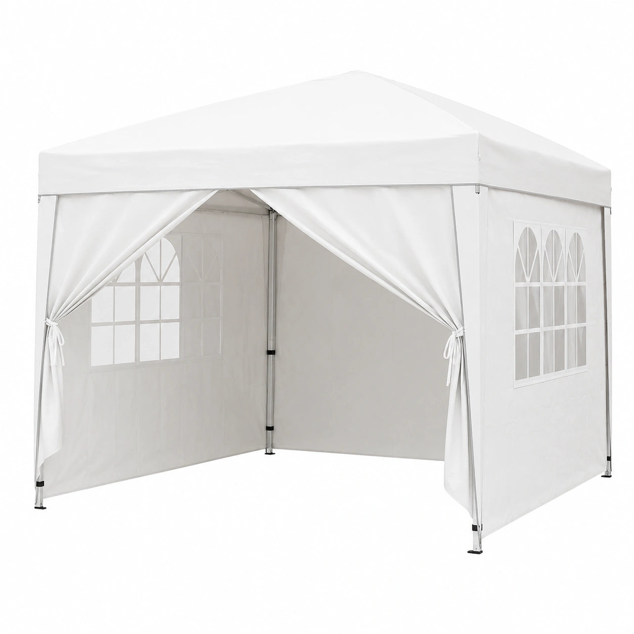 Tonnelle de Jardin Pliable 3x3m avec Parois et Sacs de Sable Incluse