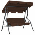 Balancelle de Jardin avec Auvent pour Extérieur 170 x 110 x 153 cm