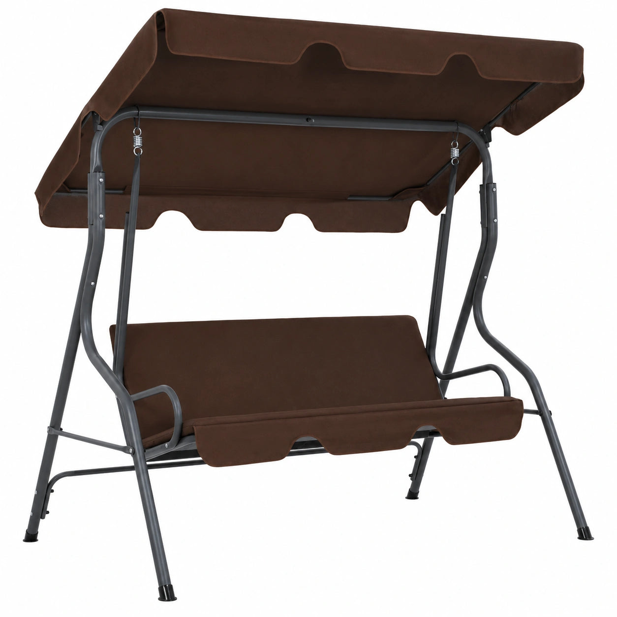 Balancelle de Jardin avec Auvent pour Extérieur 170 x 110 x 153 cm