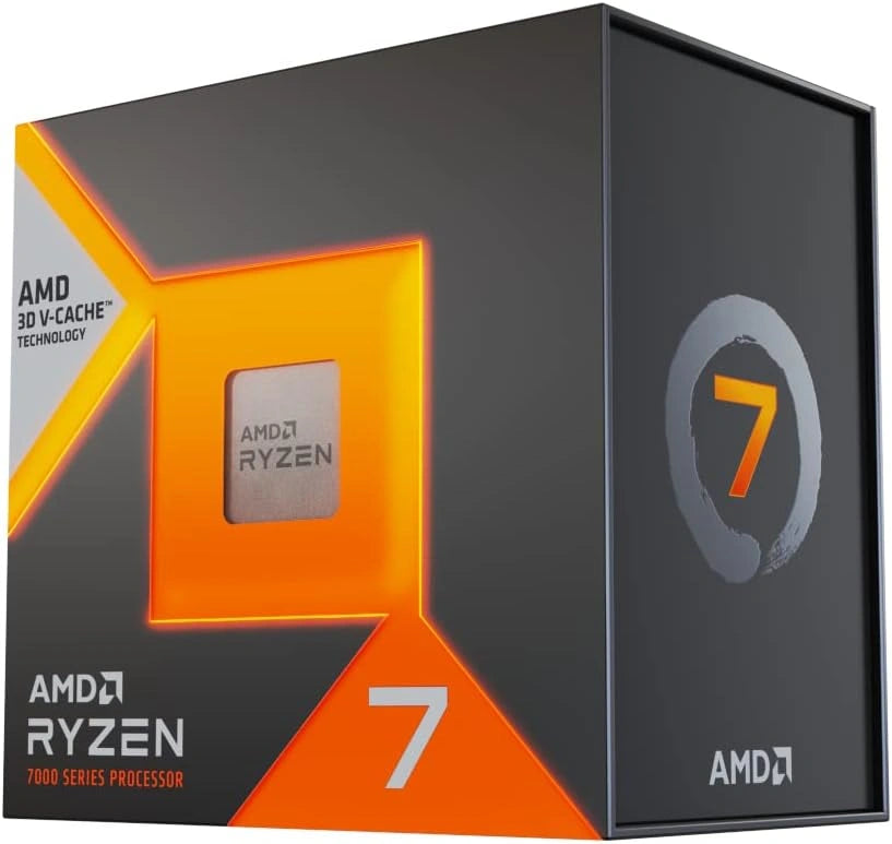Processeur AMD Ryzen 7 7800X3D, 8 Cœurs, Radeon intégrée, 5,0 GHz