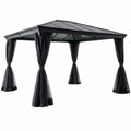 Grande Tonnelle Graphite 5 Places pour Terrasse