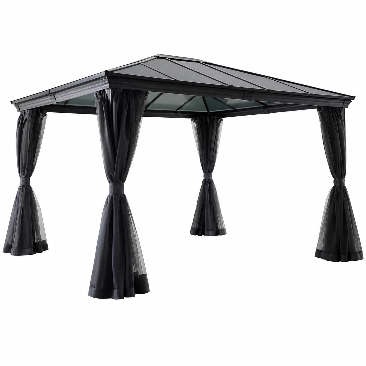 Grande Tonnelle Graphite 5 Places pour Terrasse