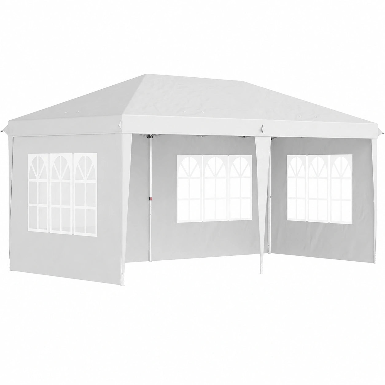 Tonnelle de Jardin Pliante 3 x 6 m avec Côtés Amovibles et Sac de Transport