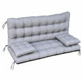 Coussin imperméable pour balancelle de jardin - 160 cm - Gris