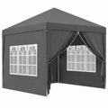 Tonnelle de Jardin Pliable avec Parois Amovibles et Sac de Transport