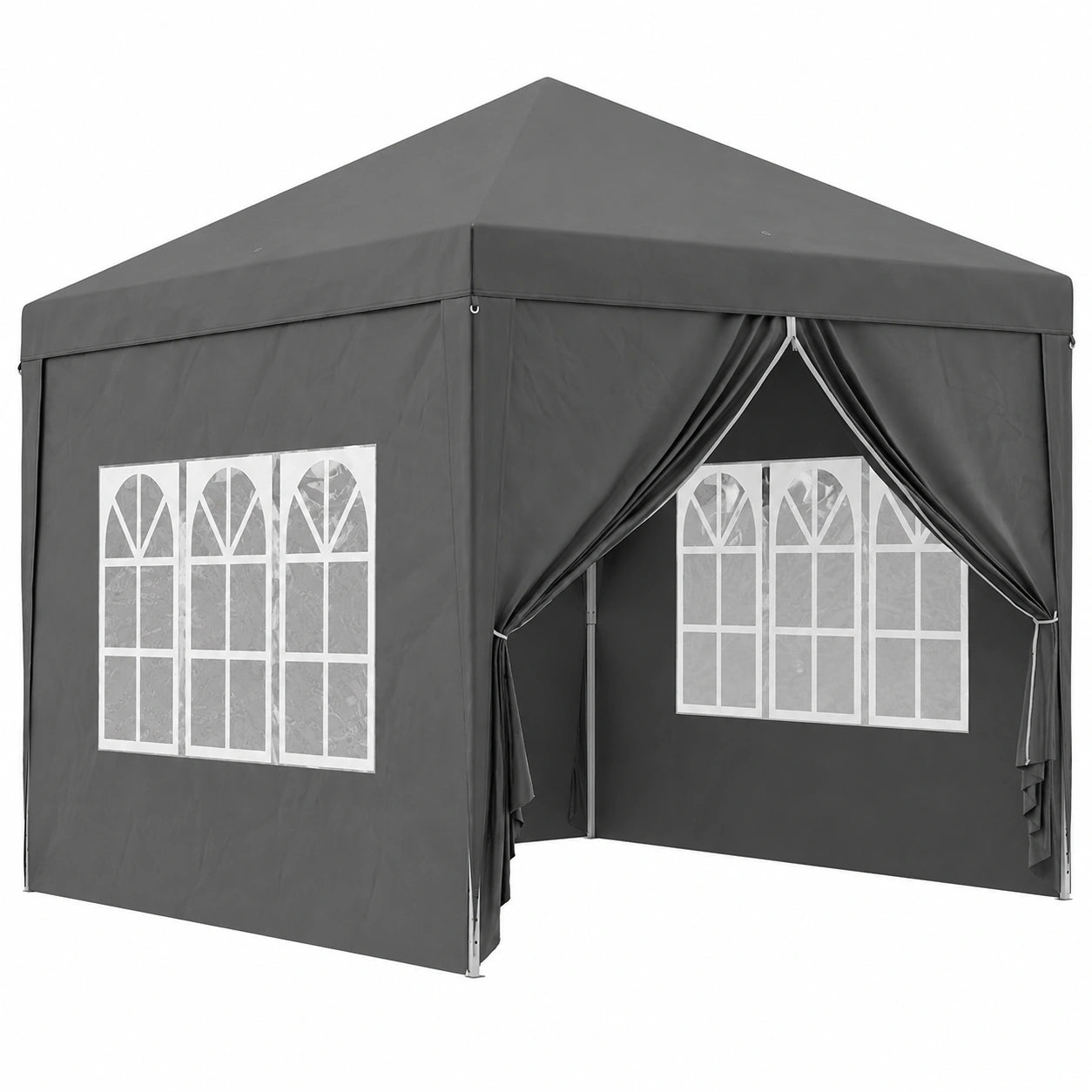 Tonnelle de Jardin Pliable avec Parois Amovibles et Sac de Transport