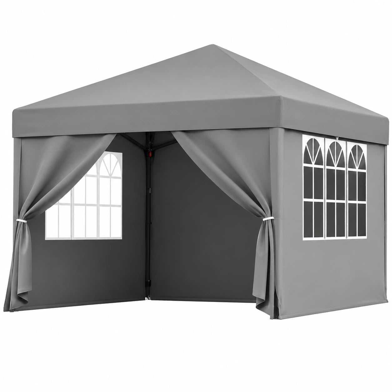 Tonnelle de Jardin Extérieure Pliable 3x3 avec Protection UV et Hauteur Réglable