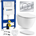 Ensemble WC Geberit Duofix UP 100 avec Cuvette Suspendue Desna