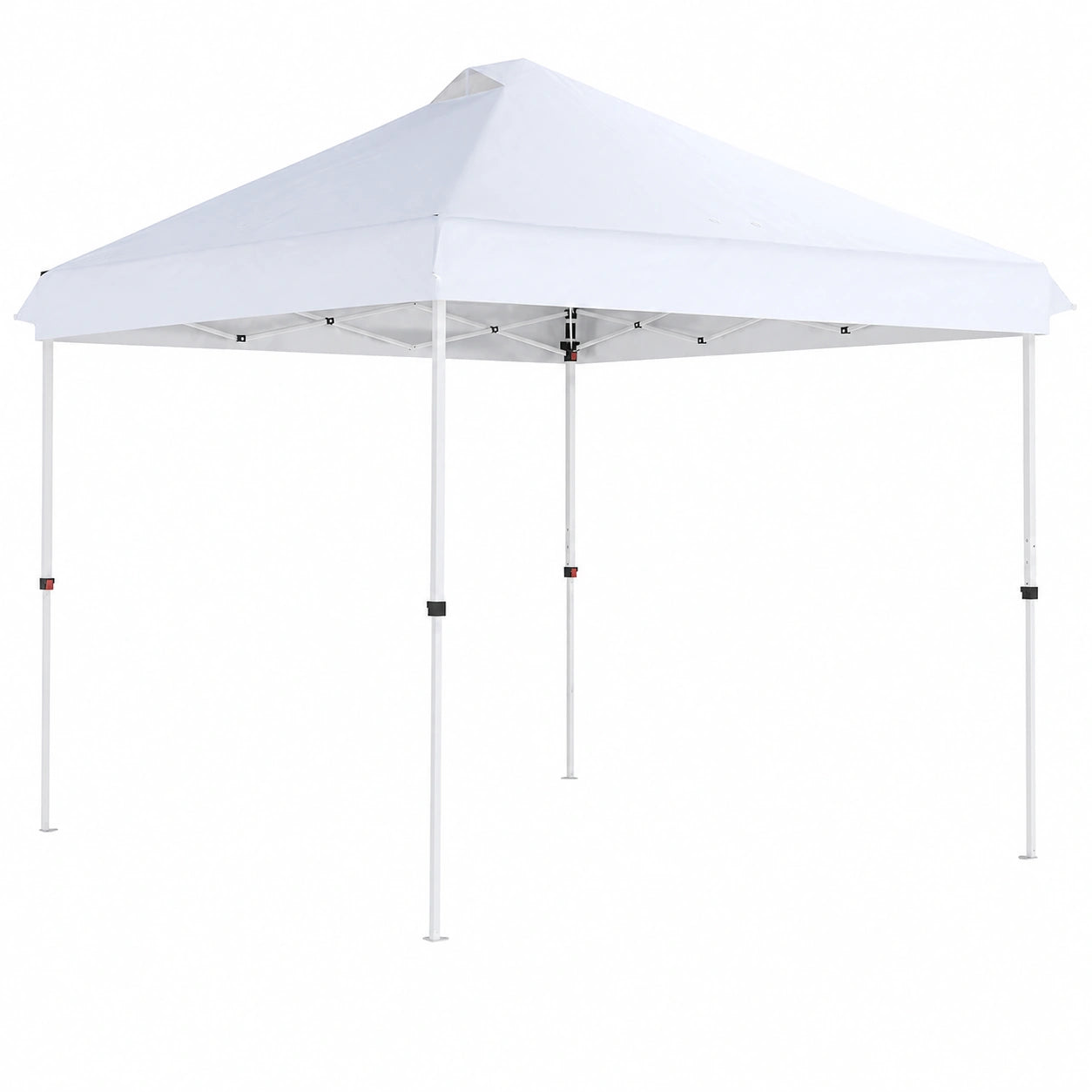 Tonnelle de Jardin Pliante 3x3m avec Protection Solaire UPF50+ et Hauteur Réglable