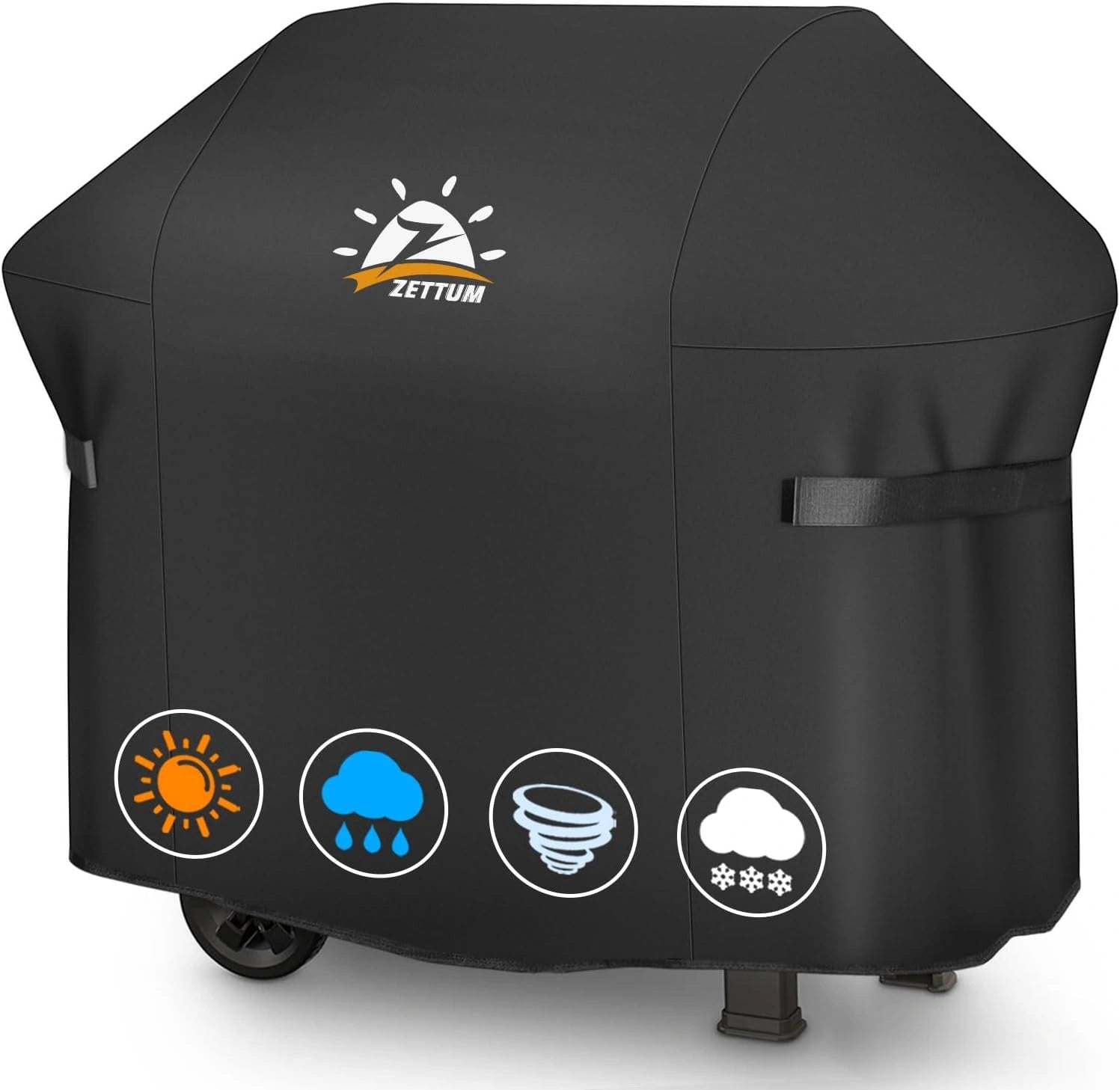 Zettum Housse de Barbecue 132 cm pour Weber Spirit 300 - Imperméable et Résistante