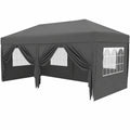 Grande tente pliante 3x6m imperméable avec parois latérales