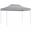 Tonnelle Pliante Extérieure 3x4,5m Imperméable avec Protection UV et Hauteur Réglable