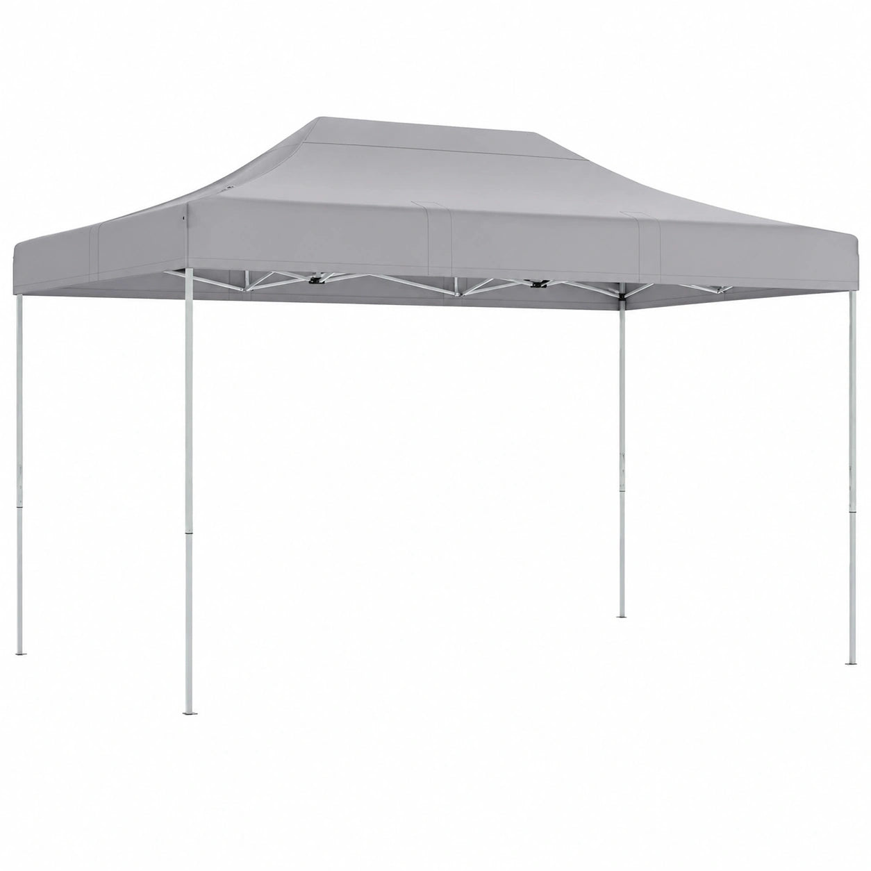 Tonnelle Pliante Extérieure 3x4,5m Imperméable avec Protection UV et Hauteur Réglable
