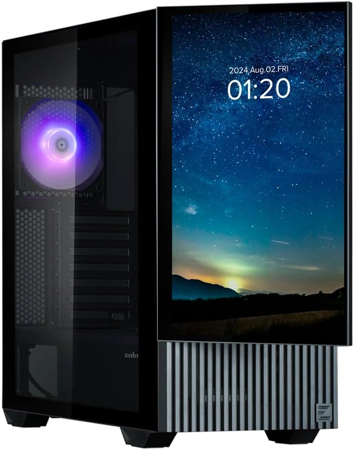 Boîtier PC Moyen Tour Zalman Z10 DS avec Écran 15,6 pouces Noir