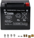Batterie au Plomb Yuasa YTX20HL 12V 18Ah, Noir, Haute Performante