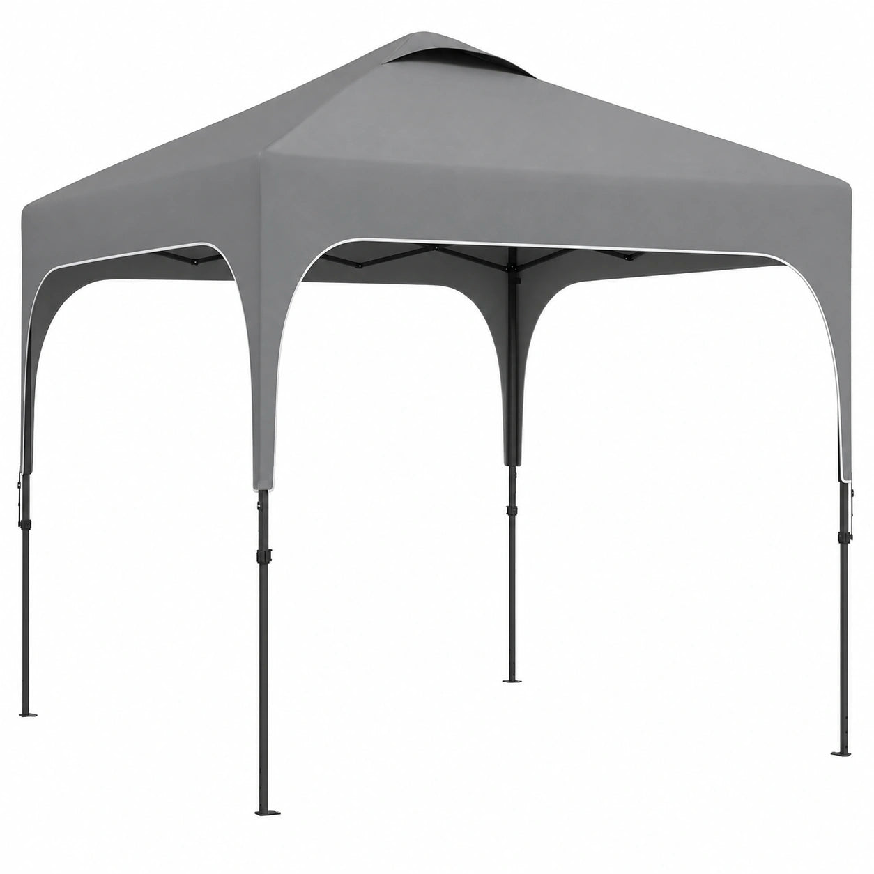 Tonnelle de Jardin Pliable 2,5 x 2,5 m Anti-UV avec Hauteur Réglable