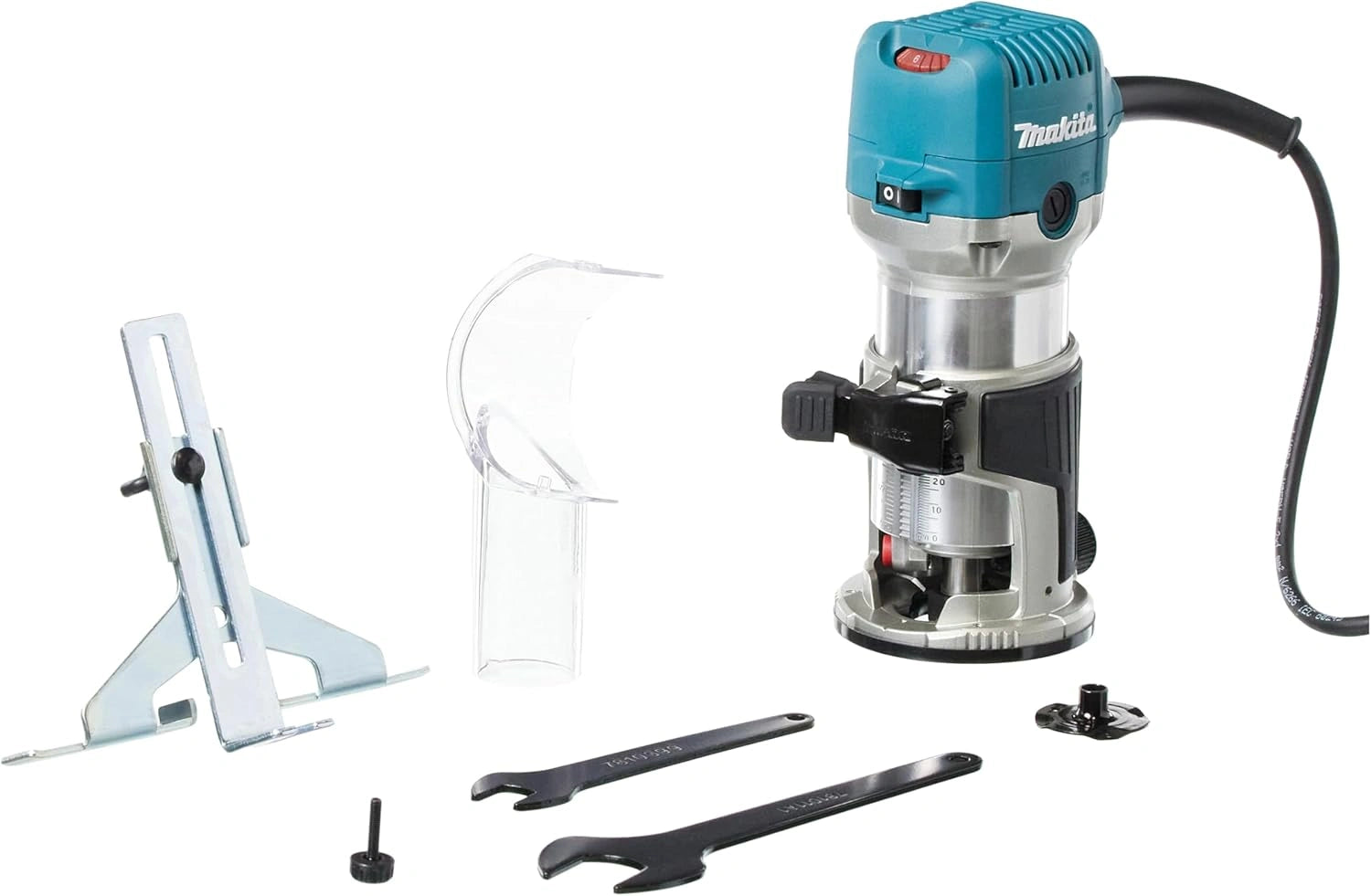 Défonceuse Compacte MAKITA 710W, Vitesse Variable, Pinces 6/8 mm