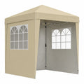 Tonnelle Pliante de Jardin 2x2 m Anti-UV avec Parois Latérales