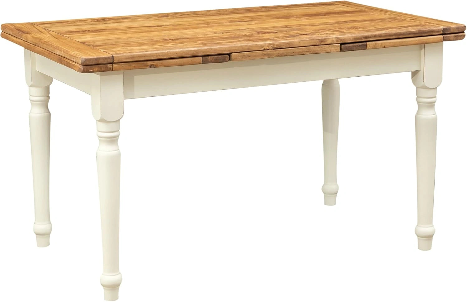 Table à Manger Extensible en Bois Massif - Fabriquée en Italie - Dimensions 140x80x80 cm