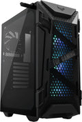 Boîtier PC Gaming ASUS TUF GT301 ATX avec Panneau en Verre Trempé, 4 Ventilateurs RGB Aura Sync