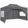 Tonnelle Pliante 3x4.5 pour Jardin, Étanche et Protection UV