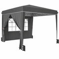Tonnelle Pliante 3x3m avec Parois Latérales et Fenêtre