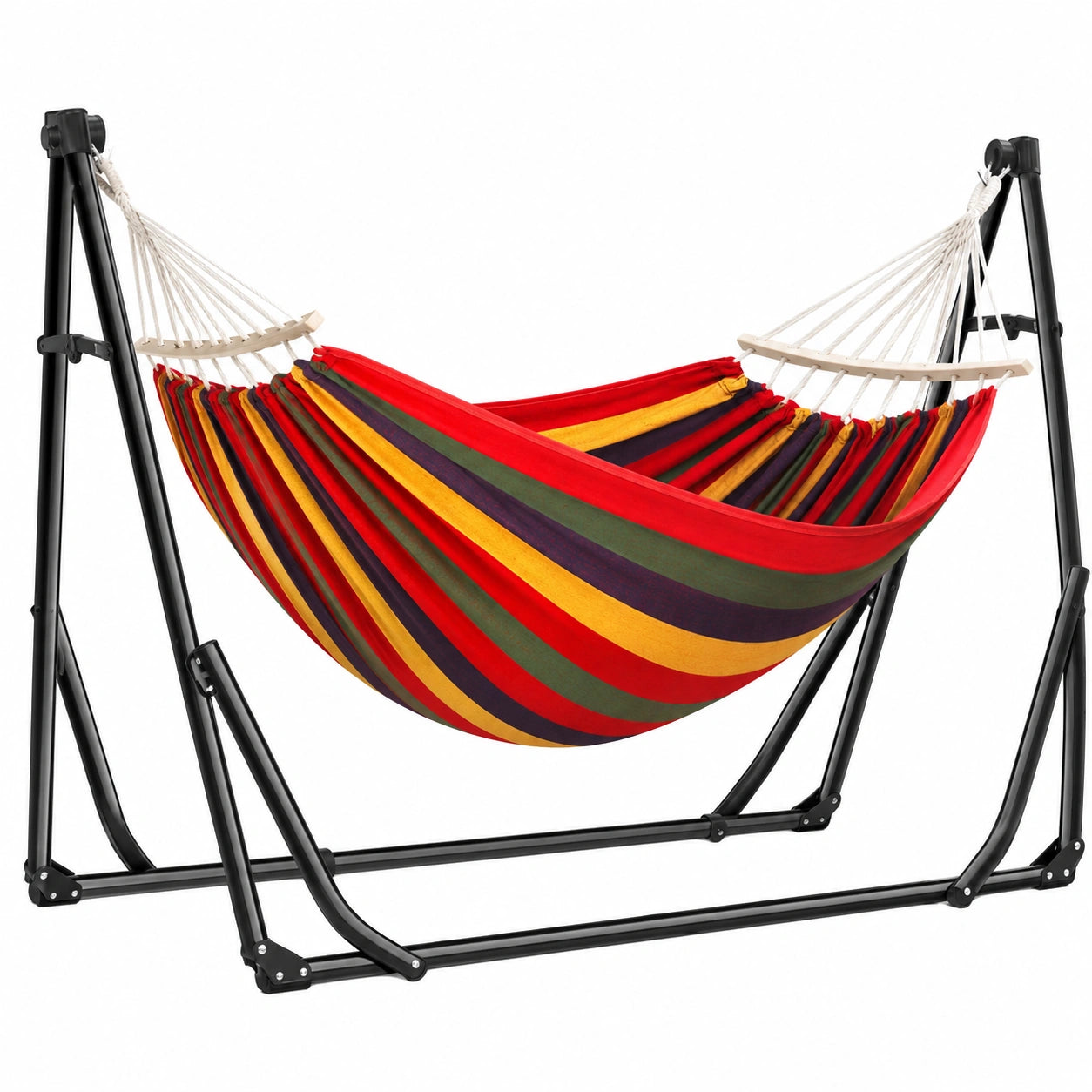 Hamac et Chaise Suspendue Pliable pour Intérieur et Extérieur