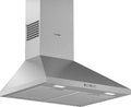 Bosch DWP64BC50 - Hotte Murale Moderne 60 cm - Inox - Éclairage LED - 3 Vitesses - 100W