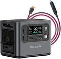 Générateur Portable 2400W AFERIY, Batterie 2048Wh, Charge Rapide, Stations Électriques avec Sorties Multiples, Écran LCD, Idéal pour Camping et Pannes