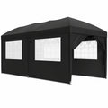 Tente de Jardin Pliante 3 x 6 m avec Côtés, Protection UV