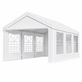 Tente de réception 3x6m avec armature métallique et accessoires de stabilisation