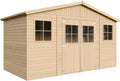 Chalet de Jardin en Bois avec Plancher Imprégné, 8m² - Parfait pour Rangement et Outils - TIMBELA
