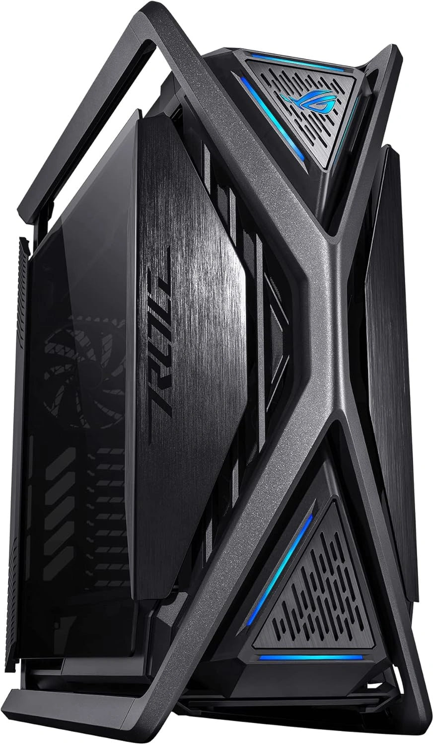 Boîtier PC Gaming EATX ASUS ROG Hyperion GR701 – Double radiateur 420 mm, 4 ventilateurs PWM 140 mm, support VGA, hub ARGB, 2 ports USB-C