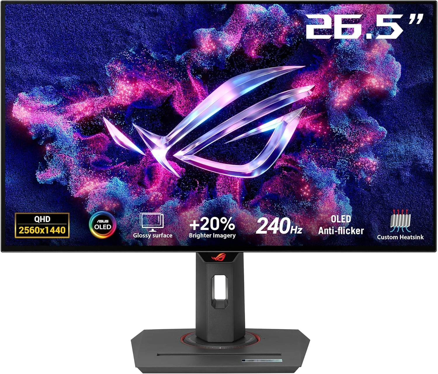 Écran de Jeu ASUS ROG Strix OLED XG27AQD - 27'' WQHD, 240 Hz, 0,03 ms, G-Sync, FreeSync, HDR 400